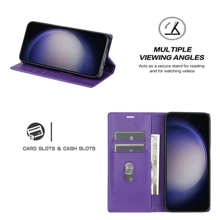 BKS-001 For Samsung Galaxy A25 5G (Global) (161.0 x 76.5 x 8.3mm) Magnetic Phone Case Shock Absorbing Cover