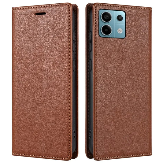 BKS-001 For Xiaomi Redmi Note 13 Pro 5G / Poco X6 5G Magnetic Phone Case Bump Proof Leather Cover