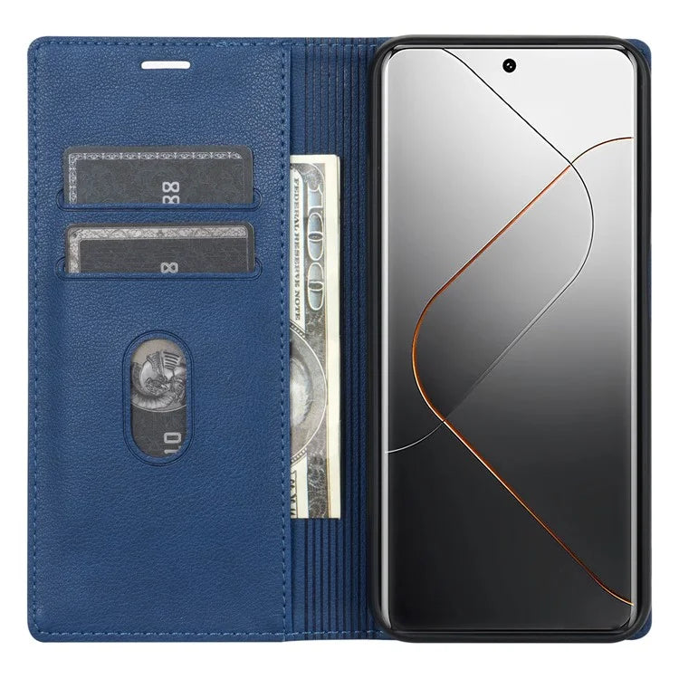 BKS-001 For Xiaomi Redmi Note 13 Pro 5G / Poco X6 5G Magnetic Phone Case Bump Proof Leather Cover