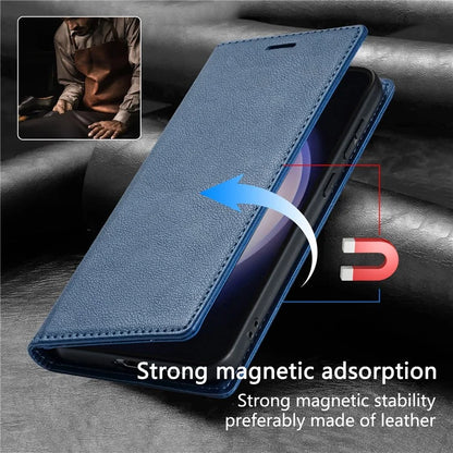 BKS-001 For Xiaomi Redmi Note 13 5G Case Drop-resistant Leather Cover with Magnetic Closure