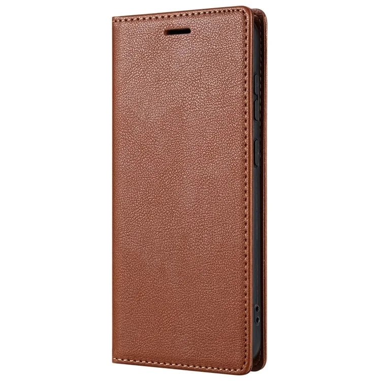 BKS-001 For Xiaomi Redmi Note 13 5G Case Drop-resistant Leather Cover with Magnetic Closure