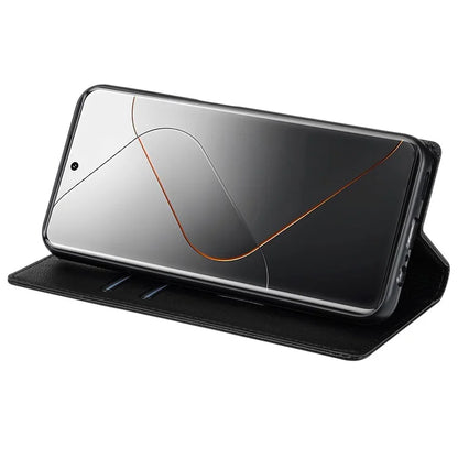 BKS-001 For Xiaomi Redmi Note 13 5G Case Drop-resistant Leather Cover with Magnetic Closure