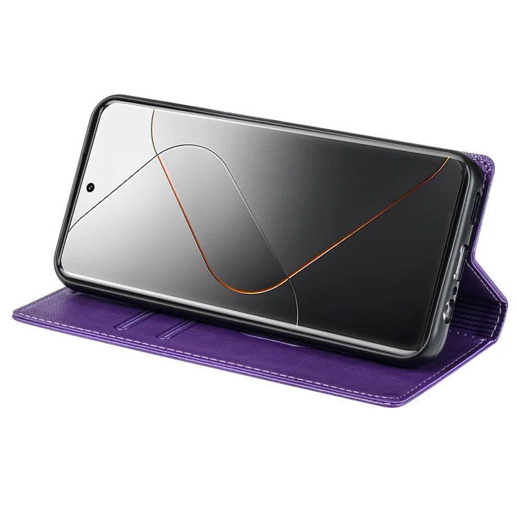 BKS-001 For Xiaomi Redmi Note 13 5G Case Drop-resistant Leather Cover with Magnetic Closure