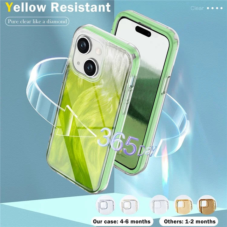 For iPhone 15 Plus Cell Phone Cases Gradient Feather Scratch-proof Cover