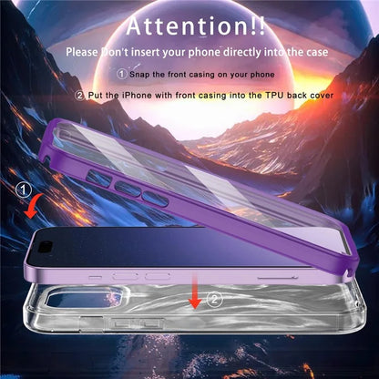 For iPhone 15 Plus Cell Phone Cases Gradient Feather Scratch-proof Cover