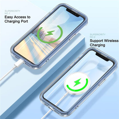 For iPhone 12 / 12 Pro Gradient Case PC+TPU Phone Cover with PET Screen Protector