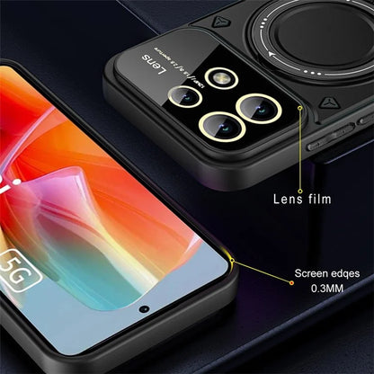 For Xiaomi Redmi Note 13 Pro 5G / Poco X6 5G Magnetic Case PC+TPU Phone Cover with Kickstand
