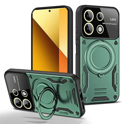 For Xiaomi Redmi Note 13 5G Magnetic Case PC+TPU Phone Back Protector