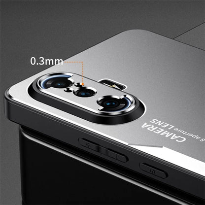 For Xiaomi Redmi K40 Gaming Case Aluminium Alloy+PC+TPU Matte Phone Cover