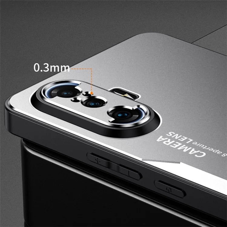 For Xiaomi Redmi K40 Gaming Case Aluminium Alloy+PC+TPU Matte Phone Cover