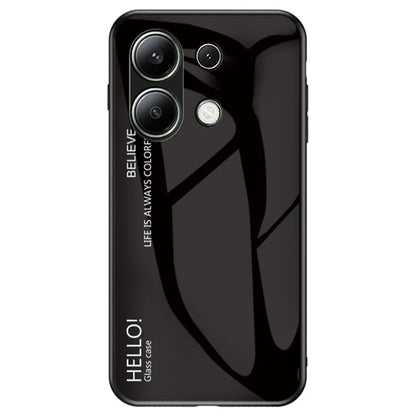 For Xiaomi Redmi Note 13 4G Shockproof Tempered Glass Case Anti-Scratch Cell Phone Cover