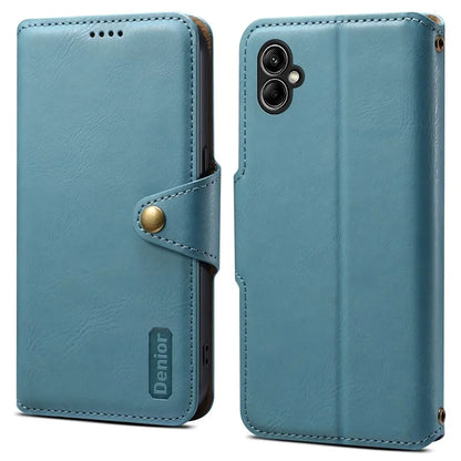 DENIOR For Samsung Galaxy A05 4G Case Cowhide Texture Shockproof Phone Cover