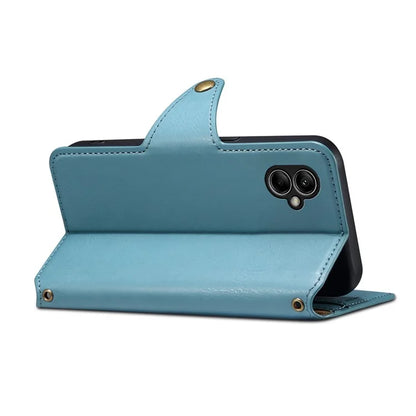 DENIOR For Samsung Galaxy A05 4G Case Cowhide Texture Shockproof Phone Cover