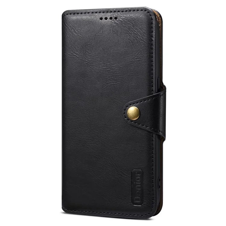 DENIOR For Samsung Galaxy A05 4G Case Cowhide Texture Shockproof Phone Cover