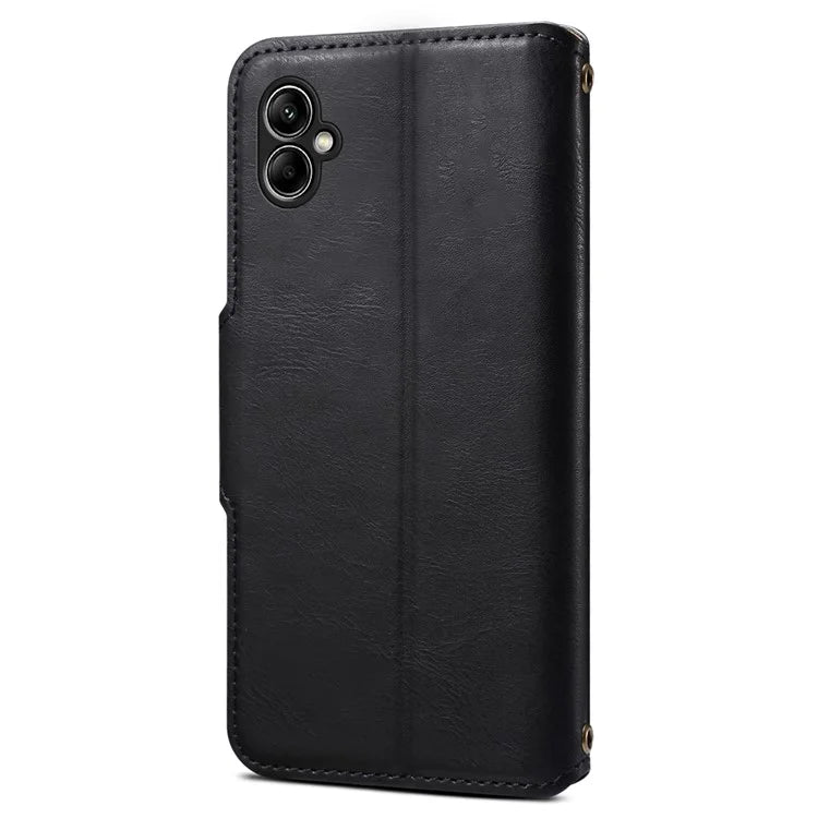 DENIOR For Samsung Galaxy A05 4G Case Cowhide Texture Shockproof Phone Cover