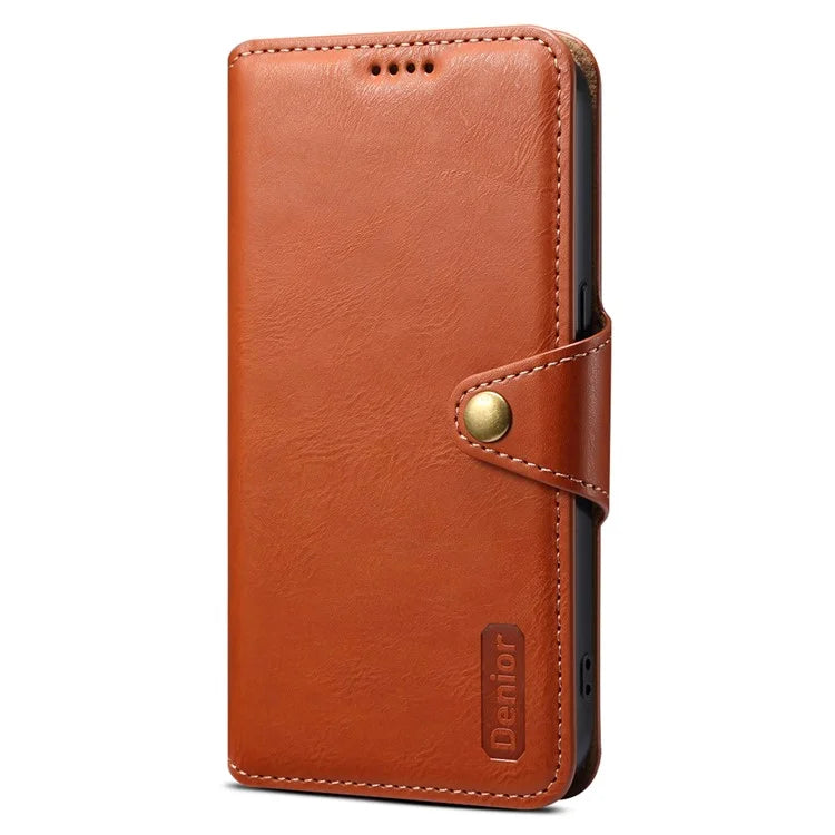 DENIOR For Samsung Galaxy A05 4G Case Cowhide Texture Shockproof Phone Cover
