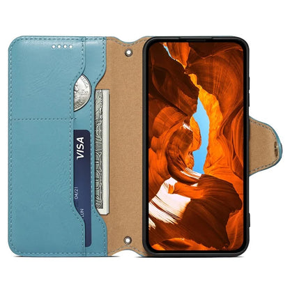 DENIOR For Samsung Galaxy A05s 4G Wallet Phone Case Cowhide Texture Leather Flip Cover