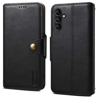 DENIOR For Samsung Galaxy A05s 4G Wallet Phone Case Cowhide Texture Leather Flip Cover