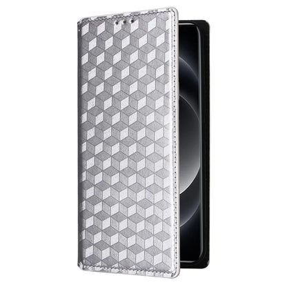 For Xiaomi 14 Ultra Leather Case Rhombus Imprinted Flip Stand Phone Protector