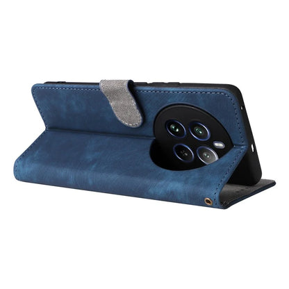 For Realme 12 Pro 5G / 12 Pro+ 5G Case RFID Blocking Leather Flip Phone Cover with Strap
