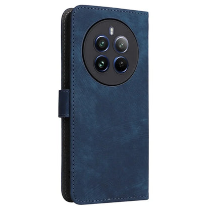 For Realme 12 Pro 5G / 12 Pro+ 5G Case RFID Blocking Leather Flip Phone Cover with Strap