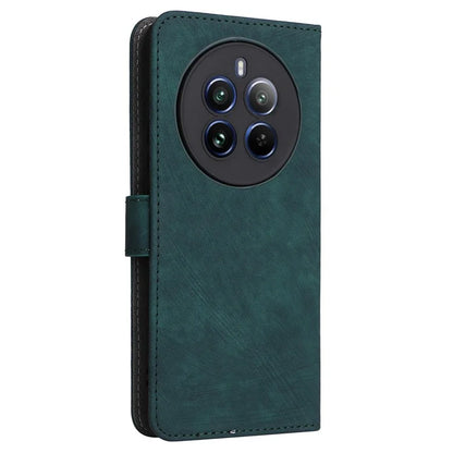 For Realme 12 Pro 5G / 12 Pro+ 5G Case RFID Blocking Leather Flip Phone Cover with Strap