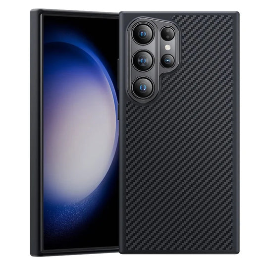 BENKS For Samsung Galaxy S24 Ultra Magnetic Case 600D Kevlar Aramid Fiber+TPU Anti-drop Cover