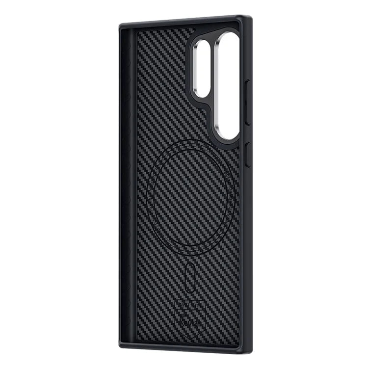 BENKS For Samsung Galaxy S24 Ultra Magnetic Case 600D Kevlar Aramid Fiber+TPU Anti-drop Cover
