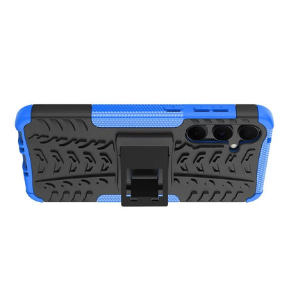 For Samsung Galaxy A35 5G Case Tyre Pattern PC+TPU Kickstand Phone Cover