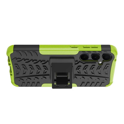 For Samsung Galaxy A35 5G Case Tyre Pattern PC+TPU Kickstand Phone Cover
