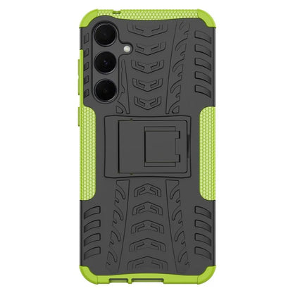 For Samsung Galaxy A55 5G Case PC+TPU Kickstand Phone Cover Cool Tyre Pattern