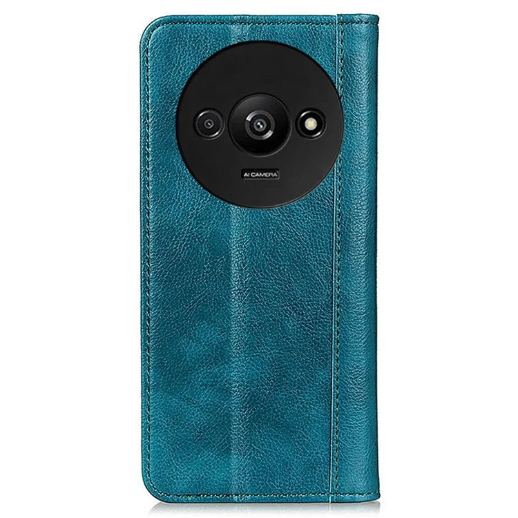 For Xiaomi Redmi A3 Case Split Leather Magnetic Auto Closing Wallet Phone Cover