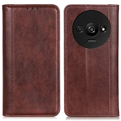 For Xiaomi Redmi A3 Case Split Leather Magnetic Auto Closing Wallet Phone Cover
