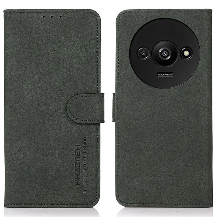 KHAZNEH For Xiaomi Redmi A3 Case Anti-Drop Card Holder Wallet Phone Cover