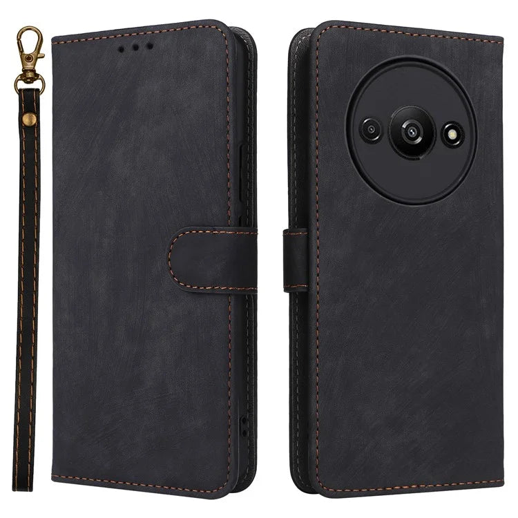 For Xiaomi Redmi A3 / Poco C61 4G Case RFID Blocking Wallet PU Leather Stand Phone Cover