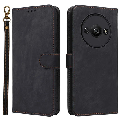 For Xiaomi Redmi A3 / Poco C61 4G Case RFID Blocking Wallet PU Leather Stand Phone Cover