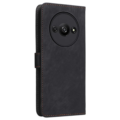 For Xiaomi Redmi A3 / Poco C61 4G Case RFID Blocking Wallet PU Leather Stand Phone Cover