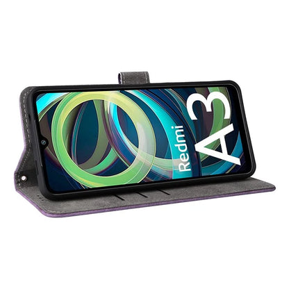 For Xiaomi Redmi A3 / Poco C61 4G Case RFID Blocking Wallet PU Leather Stand Phone Cover