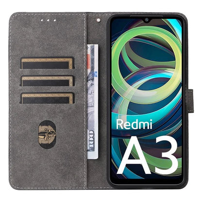 For Xiaomi Redmi A3 / Poco C61 4G Case RFID Blocking Wallet PU Leather Stand Phone Cover
