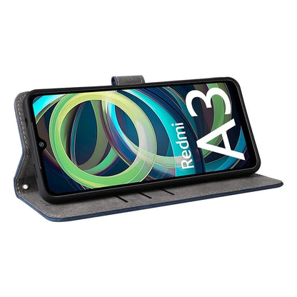 For Xiaomi Redmi A3 / Poco C61 4G Case RFID Blocking Wallet PU Leather Stand Phone Cover