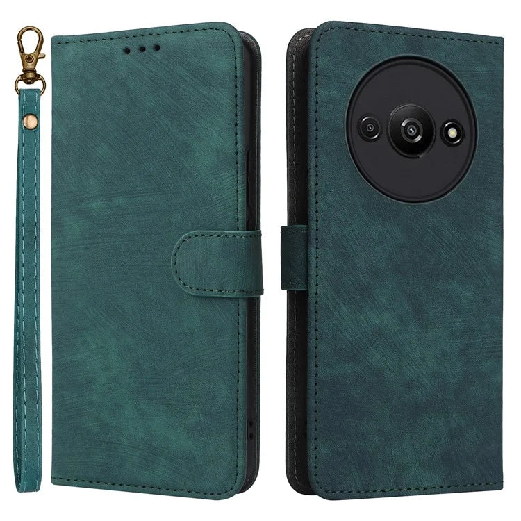 For Xiaomi Redmi A3 / Poco C61 4G Case RFID Blocking Wallet PU Leather Stand Phone Cover