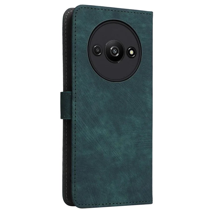 For Xiaomi Redmi A3 / Poco C61 4G Case RFID Blocking Wallet PU Leather Stand Phone Cover