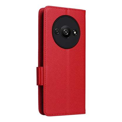 For Xiaomi Redmi A3 / Poco C61 4G Case with Hand Strap Litchi Texture Leather Wallet Phone Cover