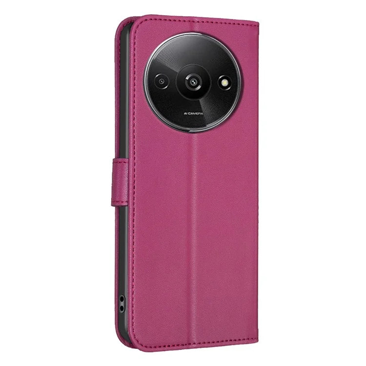 For Xiaomi Redmi A3 Case Lucky Clover Leather Flip Phone Cover