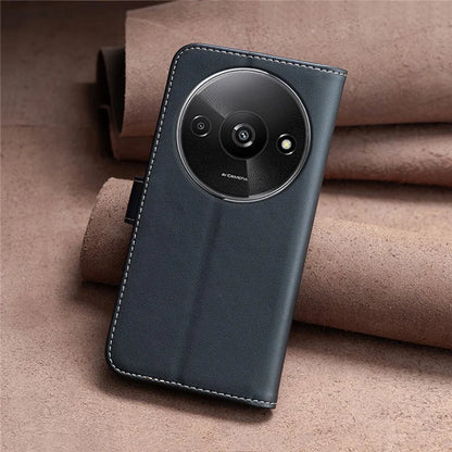 BINFEN COLOR BF17 For Xiaomi Redmi A3 Case Leather Folio Wallet Phone Cover