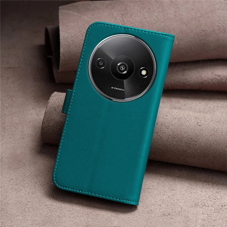 BINFEN COLOR BF17 For Xiaomi Redmi A3 Case Leather Folio Wallet Phone Cover