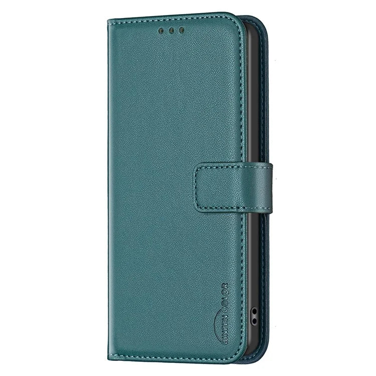 BINFEN COLOR BF17 For Xiaomi Redmi A3 Case Leather Folio Wallet Phone Cover