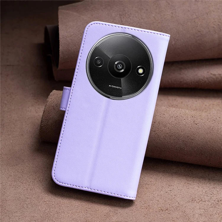 BINFEN COLOR BF17 For Xiaomi Redmi A3 Case Leather Folio Wallet Phone Cover