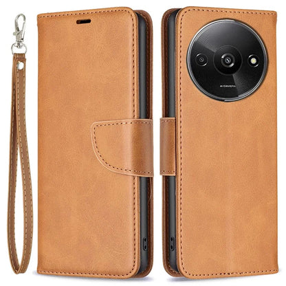 For Xiaomi Redmi A3 Case Leather Cover Adjustable Stand View Folio Flip Phone Cover