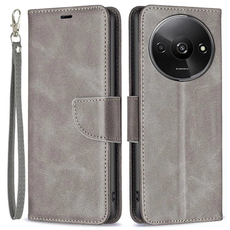 For Xiaomi Redmi A3 Case Leather Cover Adjustable Stand View Folio Flip Phone Cover